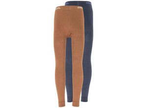 4053657734916 - ewers - Leggings RIPPE MODERN 2er Pack in navy toffee Gr110