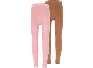 4053657734961 - ewers - Leggings RIPPE MODERN 2er Pack in toffee altrosa Gr122