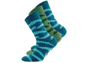 4053657760328 - ewers - Socken KROKODILE 3er-Pack in olive jade Gr31-34