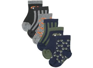 4053657826543 - ewers - Socken SEIFENKISTE 6er-Pack in tinte grau Gr19-22