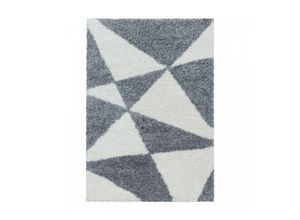 4053659030566 - Stilvoller Hochflor Teppich Modernes geometrisches Design weicher Shaggy