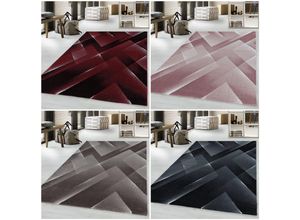 4053659038937 - Designer Kurzflor Teppich modern design Wohnzimmer meliert kariert Höhe 9 mm