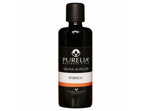 4053682077330 - PURELIA Saunaaufguss Konzentrat Pfirsich 100 ml natürlicher Sauna-aufguss - reine ätherische Öle