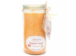 4053682153676 - Mini Jumbo Grapefruit Vanille Duftkerze Dekokerze 307-034 - Candle Factory