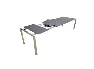 4053682249287 - Olympia Manhattan Ausziehtisch Edelstahl Keramik 180 240 300x95 cm - Sit Mobilia