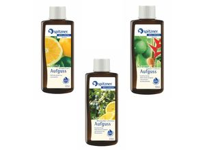 4053682385787 - Vorteilspack Saunaaufguss 3 Düfte Grapefruit Wacholder Ingwer je 190ml - Spitzner