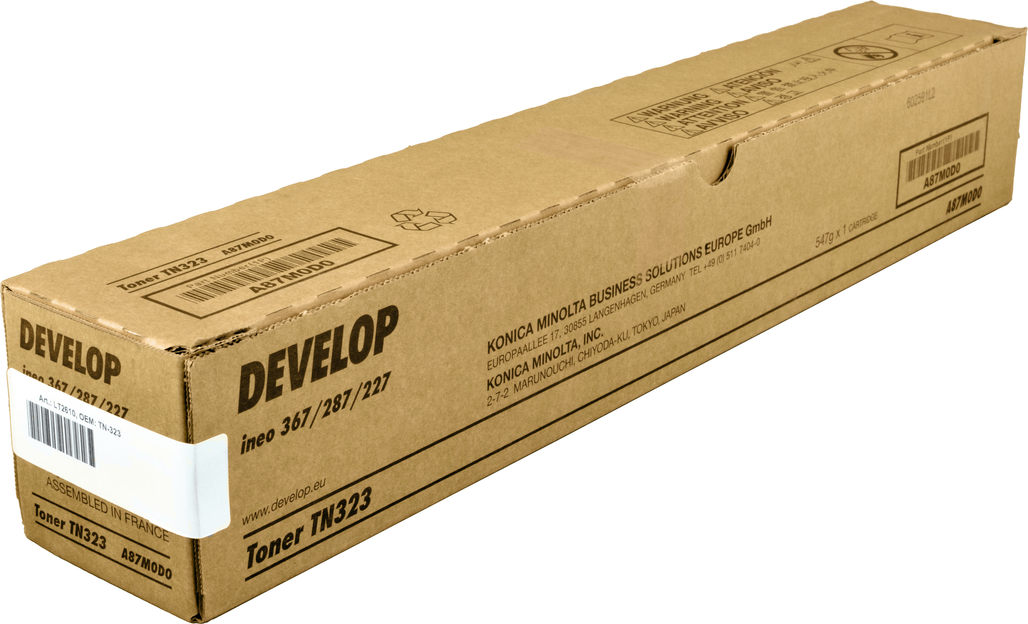 4053768188318 - DEVELOP Toner TN-323 (A87M0D0) VE 1 Stück für Ine - Tonerpatrone Schwarz