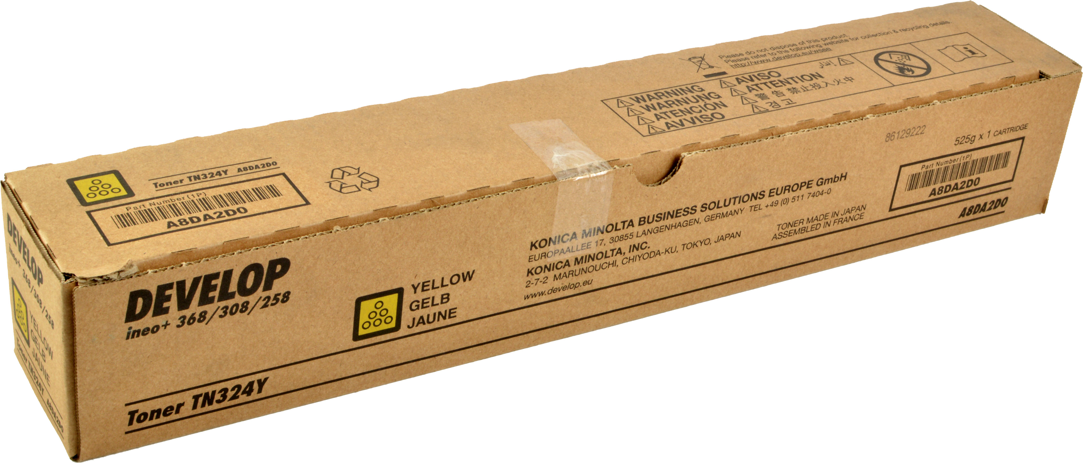 4053768188660 - DEVELOP Toner TN-324 Yellow   A8DA2D0 - Tonerpatrone Gelb