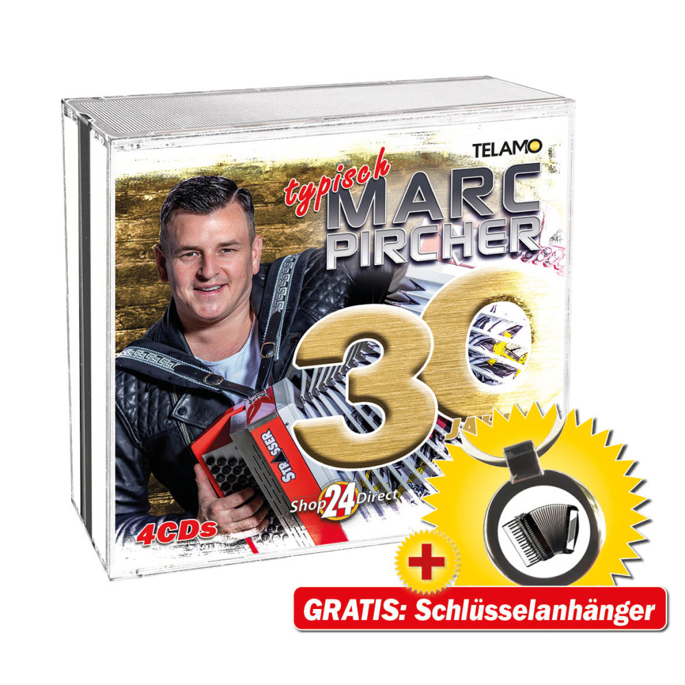 4053804211185 - 30 Jahre - Typisch Marc Pircher + GRATIS Schlüsselanhänger