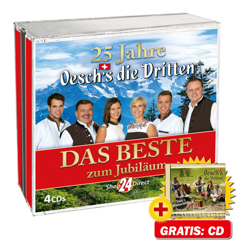 4053804212106 - 25 Jahre - DAS BESTE zum Jubiläum + GRATIS CD - Vätus Wunschliste zum 60 Geburtstag 4053804212106 - 25 Jahre - DAS BESTE zum Jubiläum + GRATIS CD - Vätus Wunschliste zum 60 Geburtstag