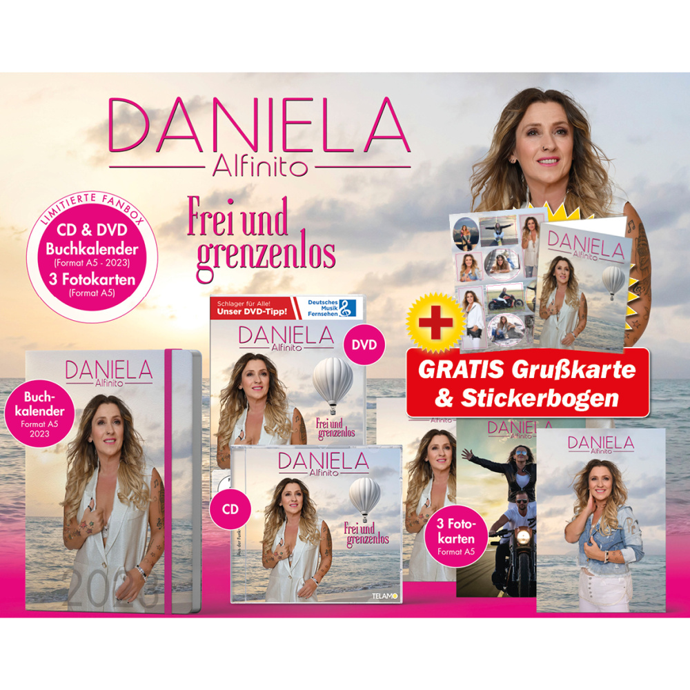 4053804212380 - Frei und grenzenlos (Limitierte Fanbox-Edition) - Daniela Alfinito (Audio CD mit DVD)