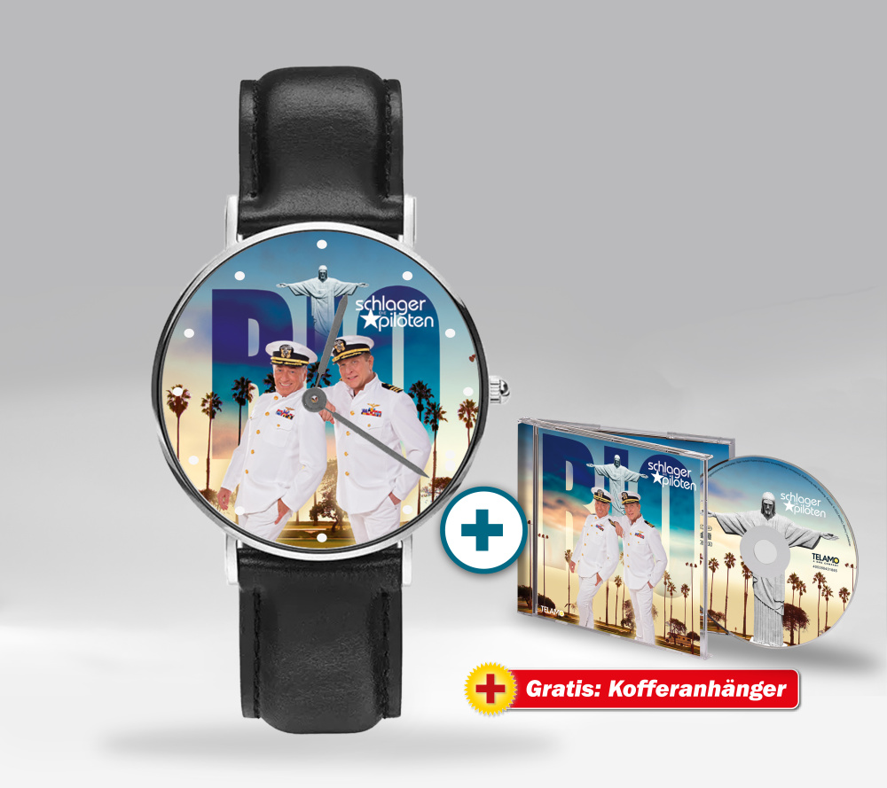 4053804213707 - RIO Fan-Set Armbanduhr + CD + GRATIS Kofferanhänger