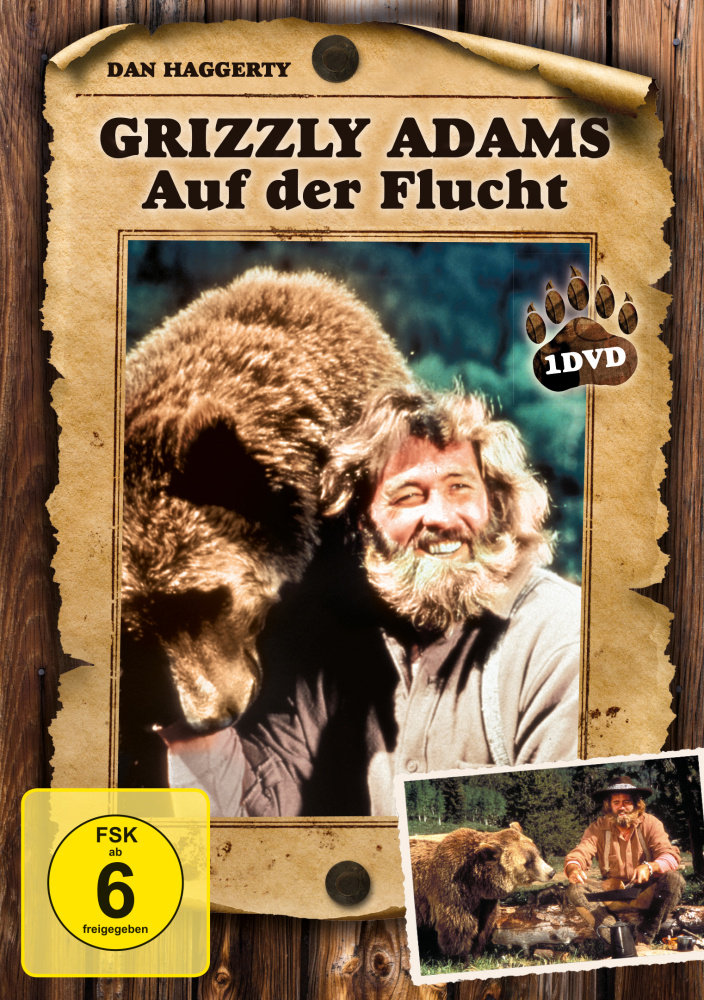 4053804900522 - Grizzly Adams auf der Flucht (DVD)