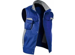 4053813353074 - Kübler Workwear - Kübler Vita mix Weste kblblau mittelgrau Gr xs - blau