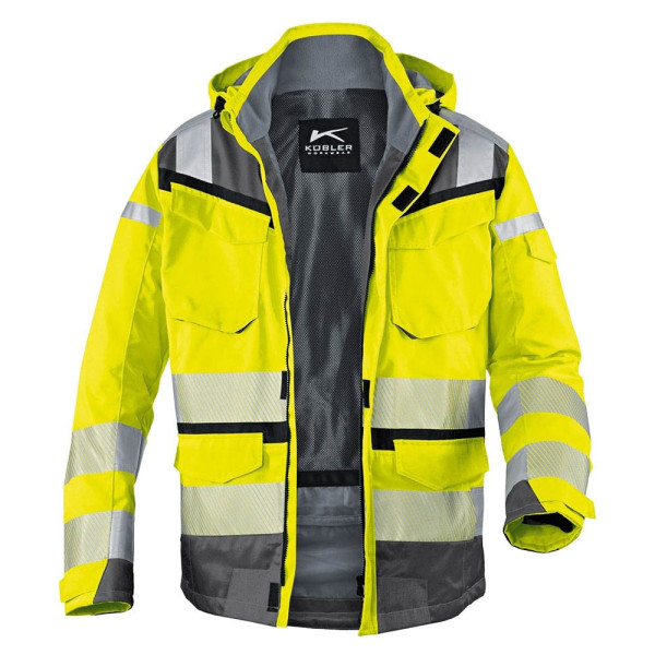 4053813368351 - unisex Warnjacke REFLECTIQ gelb Größe 2XL 4053813368351 Kübler