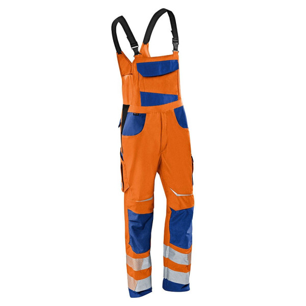 4053813369495 - Kübler Workwear - Kübler Reflectiq Latzhose psa 2 warnorange kblblau Gr 94 - orange