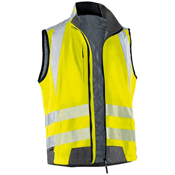 4053813369723 - Kübler Workwear - Kübler Reflectiq Weste psa 2 warngelb anthrazit Gr l - gelb