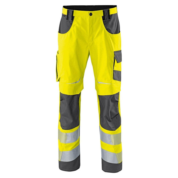 4053813370064 - Arbeitshose REFLECTIQ Warnschutz Unisex warngelb anthrazit Größe 26 4053813370064 Kübler