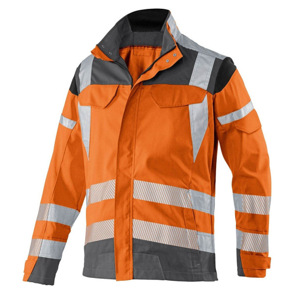 4053813373225 - Kübler Workwear - Kübler Reflectiq Jacke psa 2 warnorange anthrazit Gr 44 - orange