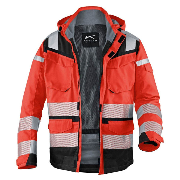 4053813373959 - unisex Warnjacke REFLECTIQ rot Größe 4XL 4053813373959 Kübler