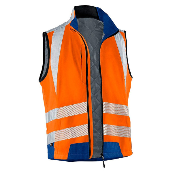 4053813375885 - Kübler Workwear - Kübler Reflectiq Weste psa 2 warnorange kblblau Gr xs - orange