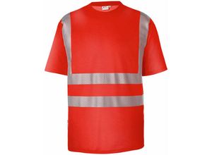 4053813408910 - Kübler Workwear - Kübler Reflectiq T-Shirt psa 2 warnrot Gr l - Rot