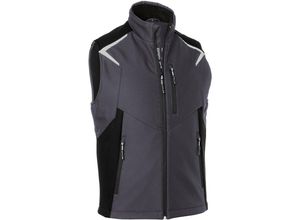 4053813482354 - Kübler Workwear - Kübler Bodyforce Softshell Weste anthrazit schwarz Gr s - grau