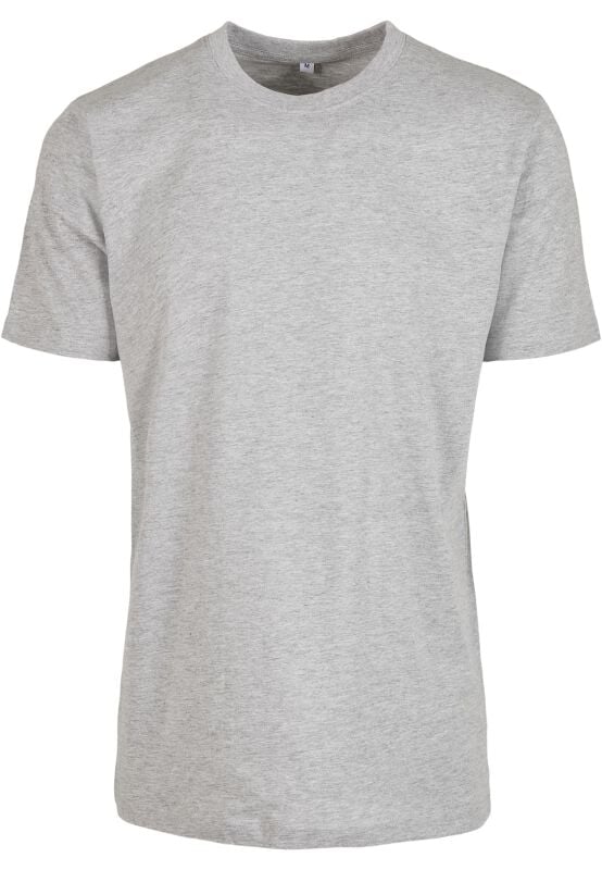 4053838066867 - T-Shirt Round Neck T-Shirt grau meliert in M