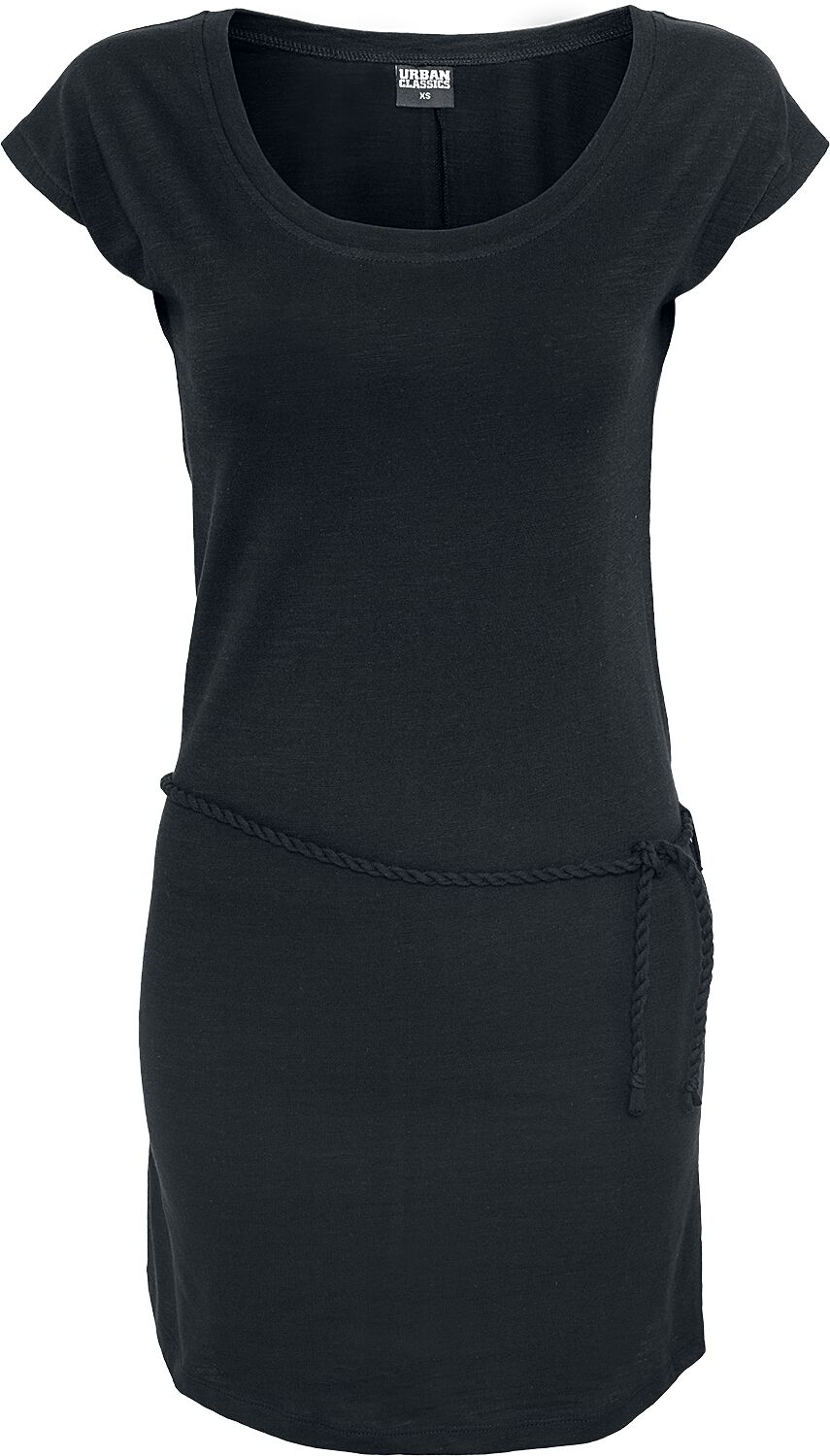 4053838075135 - Ladies Slub Jersey Dress Kurzes Kleid schwarz in M 4053838075135 - Ladies Slub Jersey Dress Kurzes Kleid schwarz in M