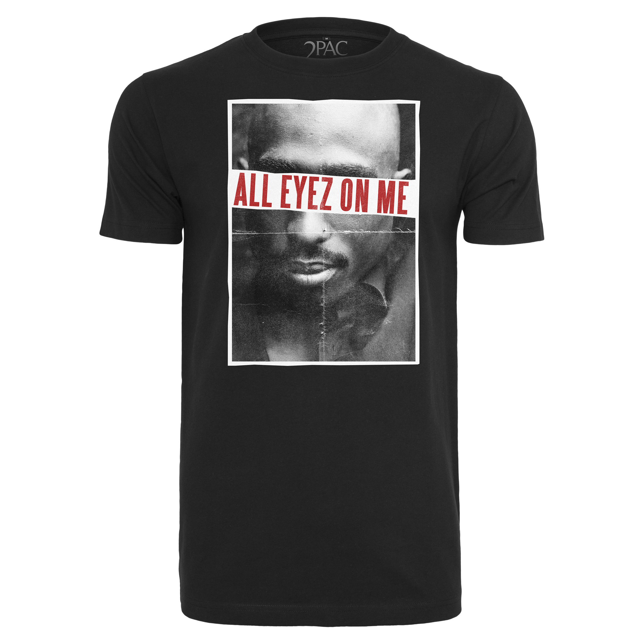 4053838108642 - Mister Tee T-Shirt 2PAC ALL EYEZ ON ME TEE MT314 Black