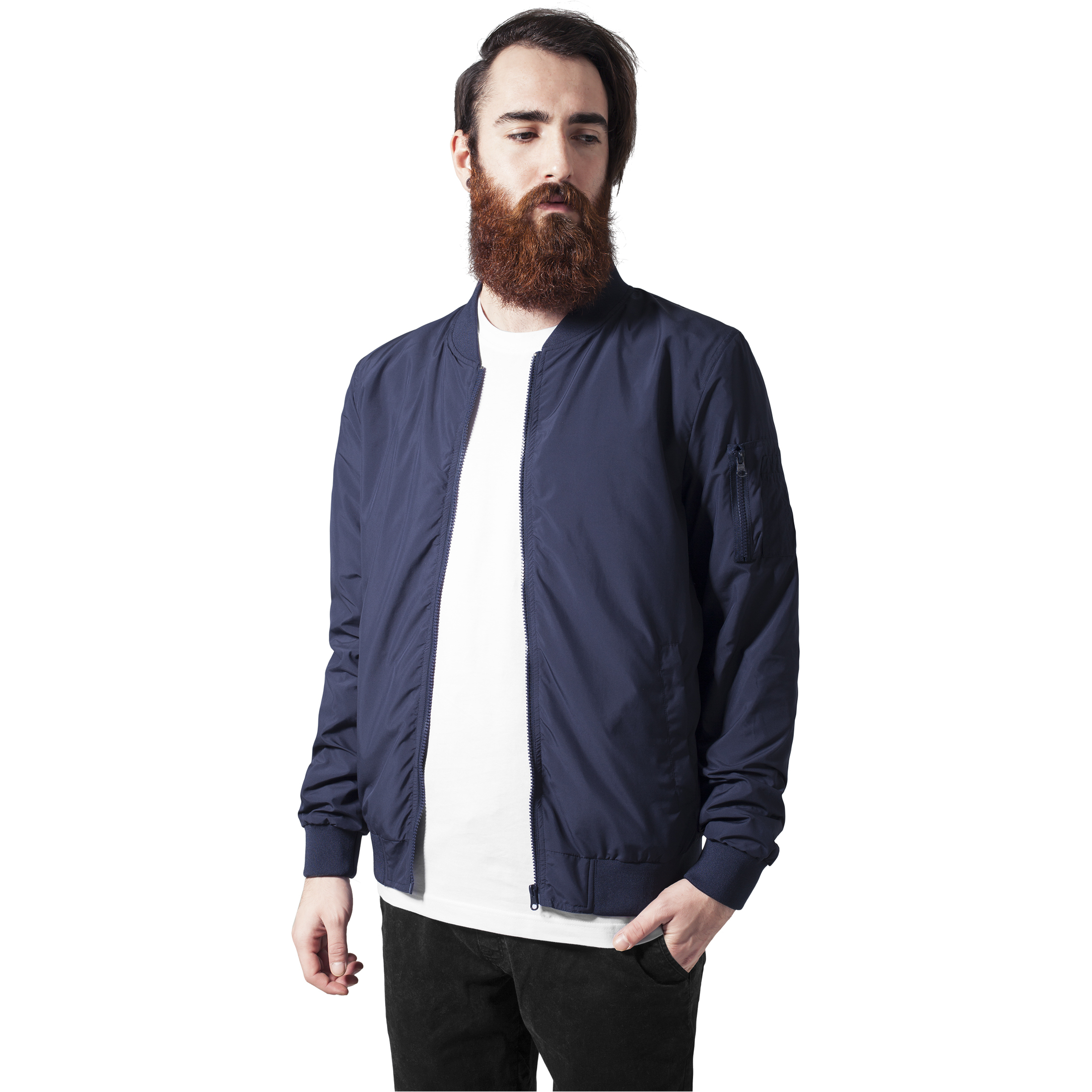 4053838117132 - Light Bomber Jacket TB1258 Navy