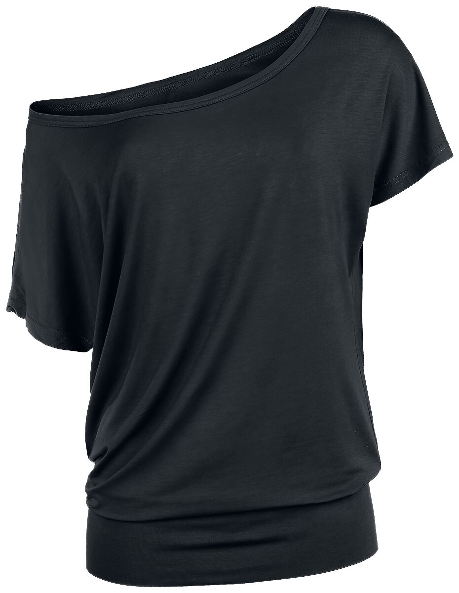 4053838147443 - Ladies ViskoseTee T-Shirt schwarz in L