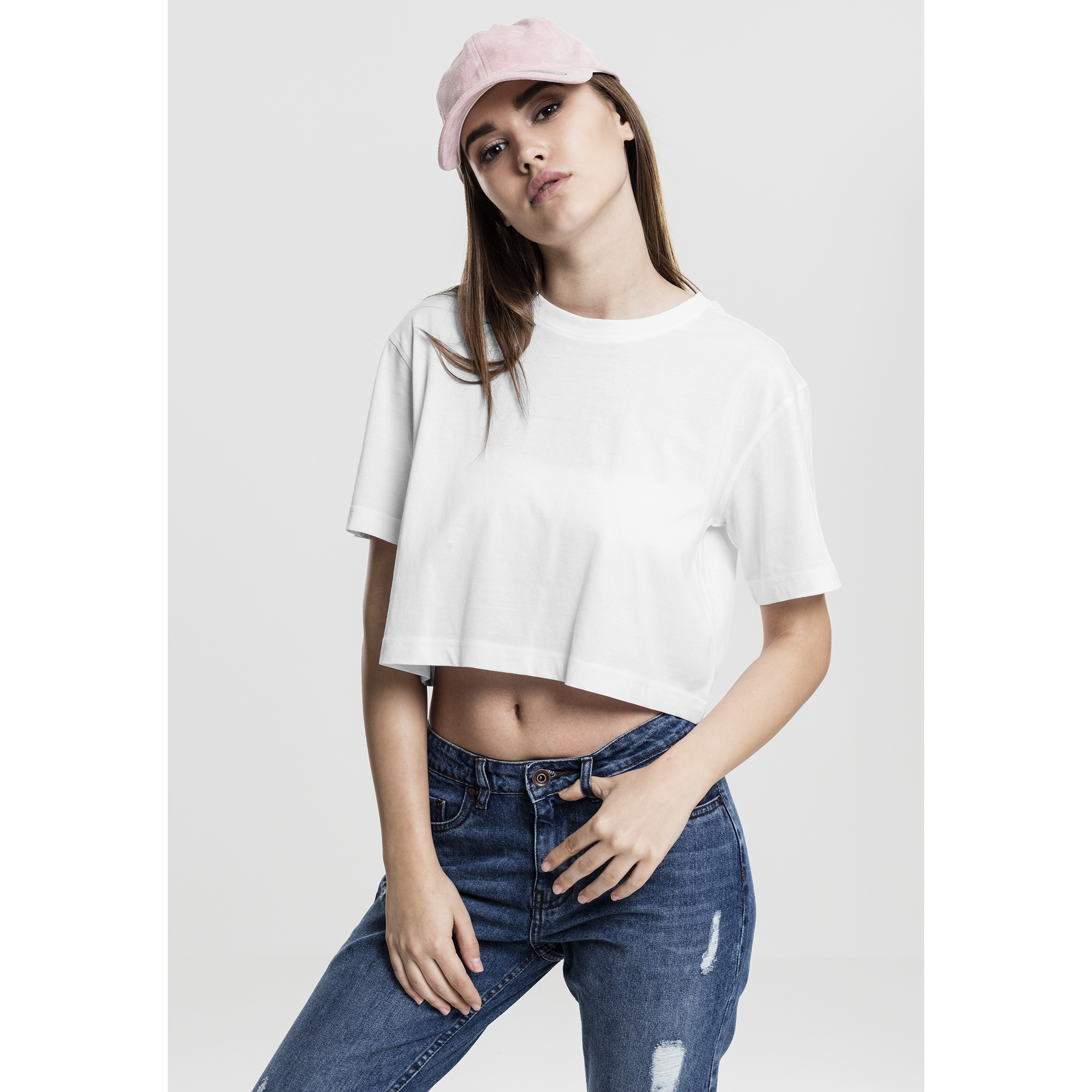 4053838166116 - Damen Urban Classic kurzes T-Shirt in Übergröße