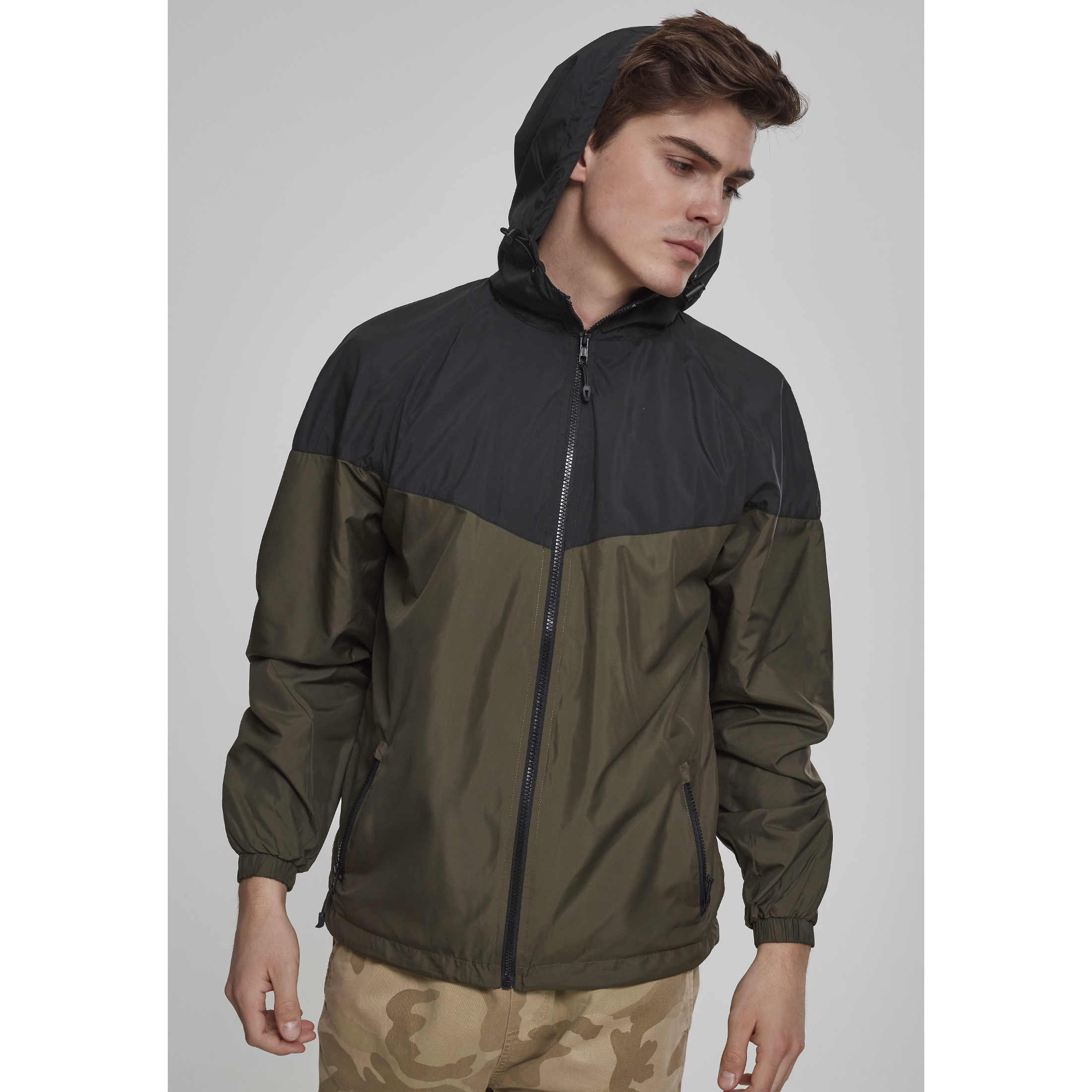 4053838280096 - Windbreaker in großen Größen Urban Classic 2-tone