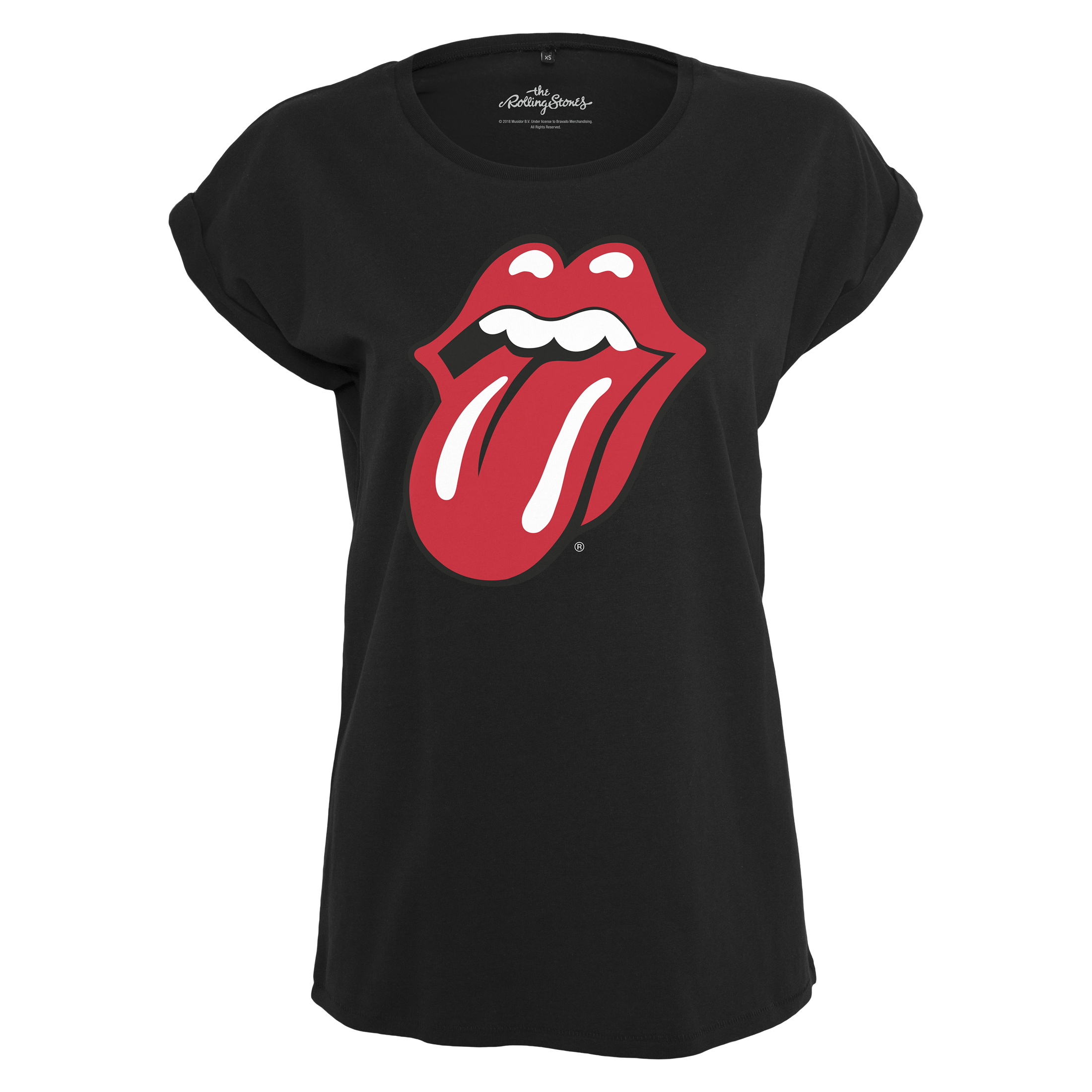 4053838356463 - Damen T-Shirt Urban Classic rolling tone tongue