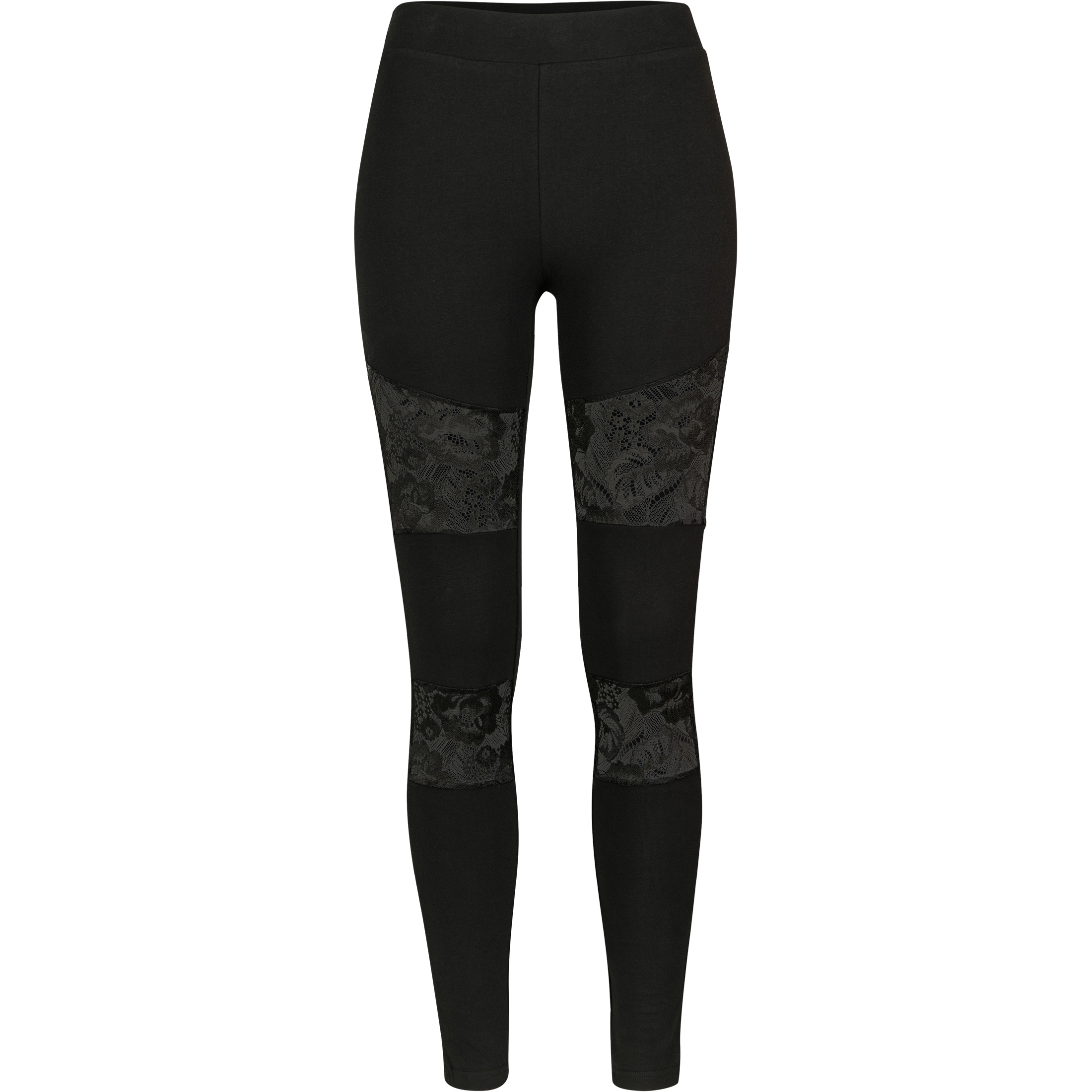 4053838390832 - Legginngs Damen LADIES LACES INSET LEGGINGS TB2593 Schwarz Black