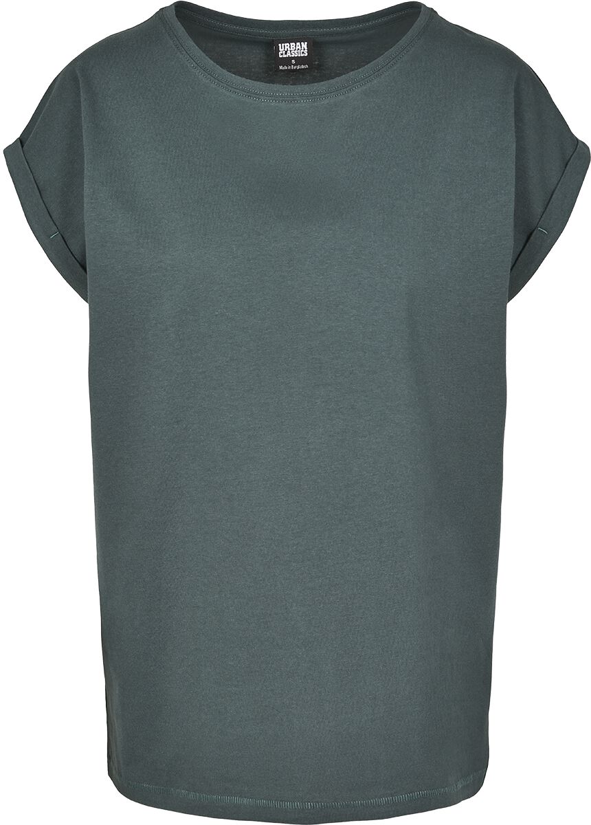 4053838460733 - T-Shirt LADIES EXTENDED SHOULDER TEE TB771 Dunkelgrün Bottlegreen