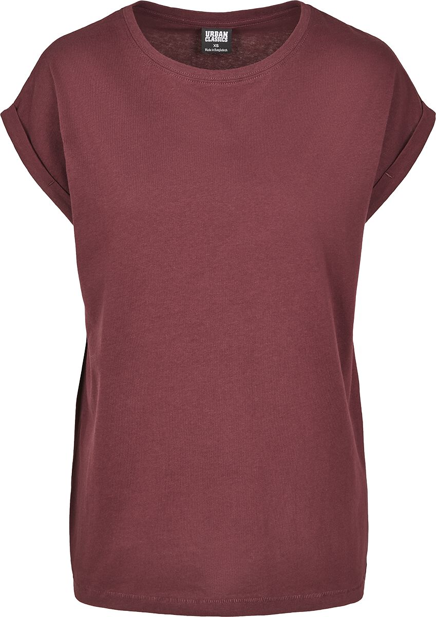 4053838460788 - T-Shirt LADIES EXTENDED SHOULDER TEE TB771 Dunkelrot Redwine