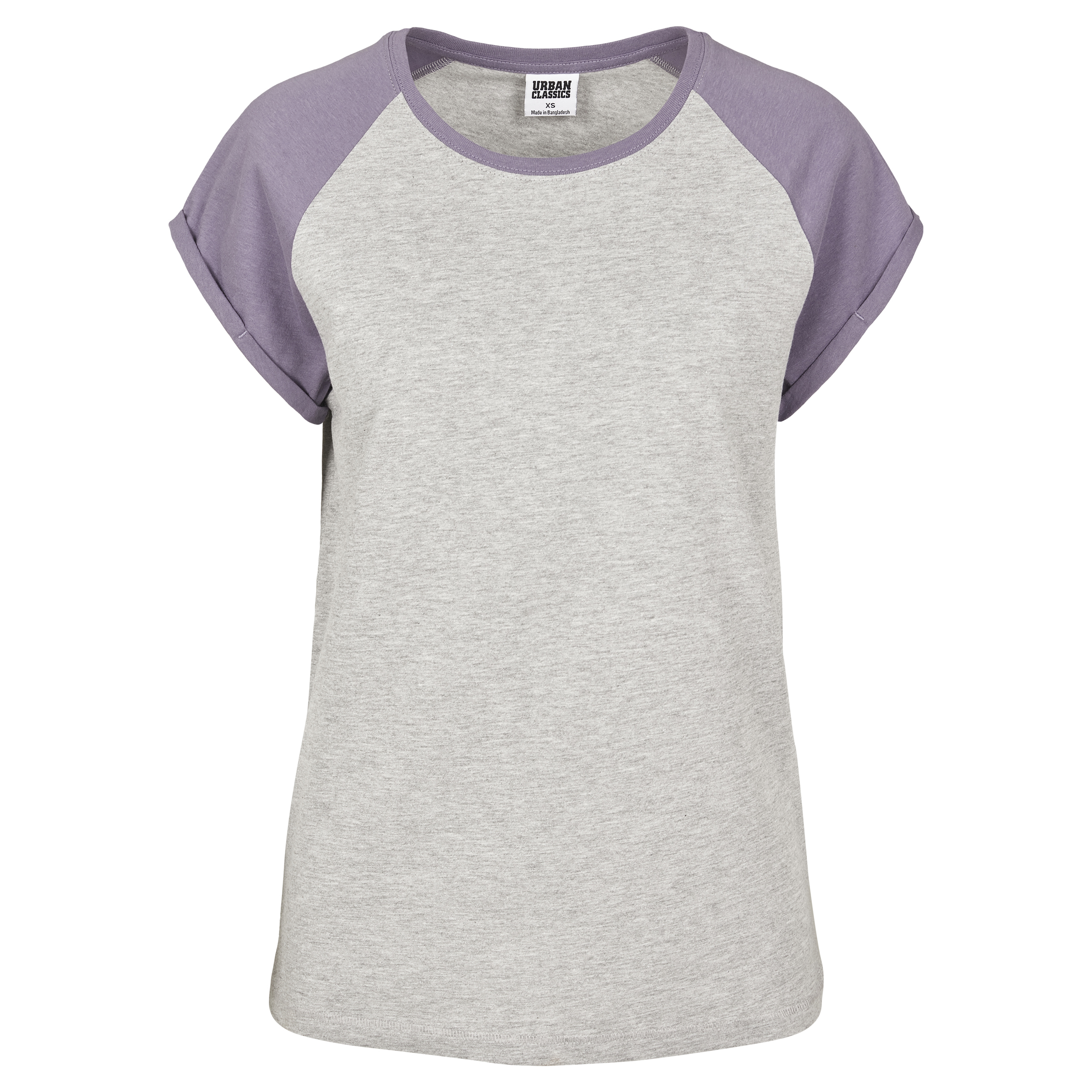 4053838461129 - T-Shirt LADIES CONTRAST RAGLAN TEE TB1913 Dunkelgrau Grün Charcoal Bottlegreen