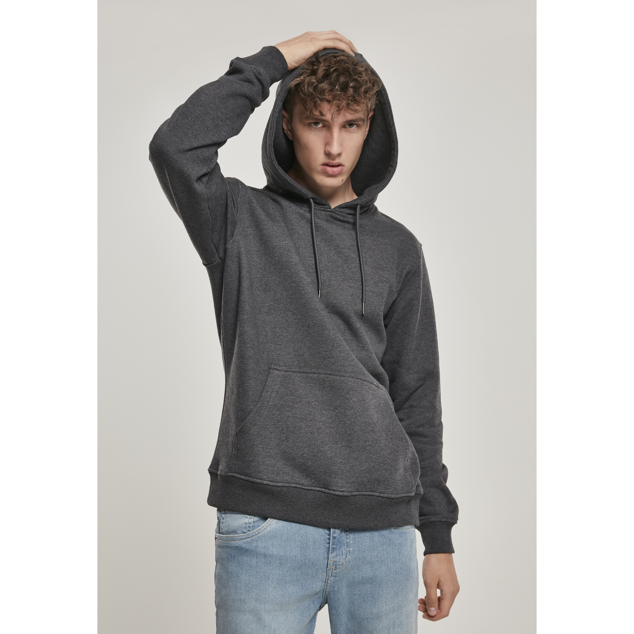 4053838471111 - Hoodie Herren BASIC SWEAT HOODY TB1592 Dunkelgrau Charcoal