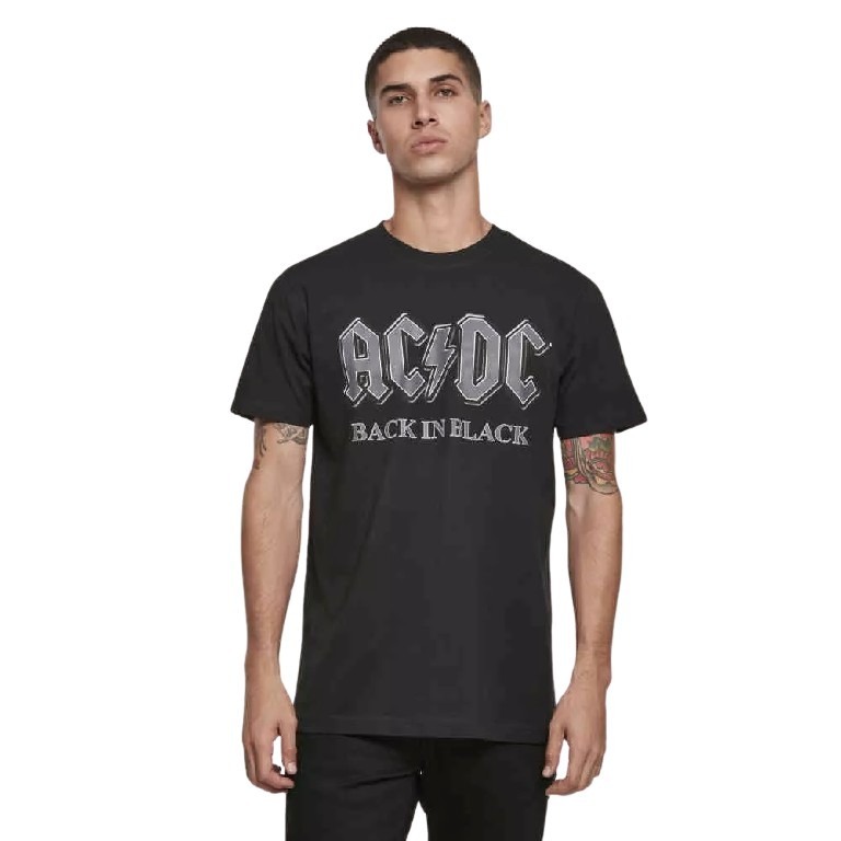 4053838546116 - T-Shirt ACDC BACK IN BLACK TEE MC480 Black