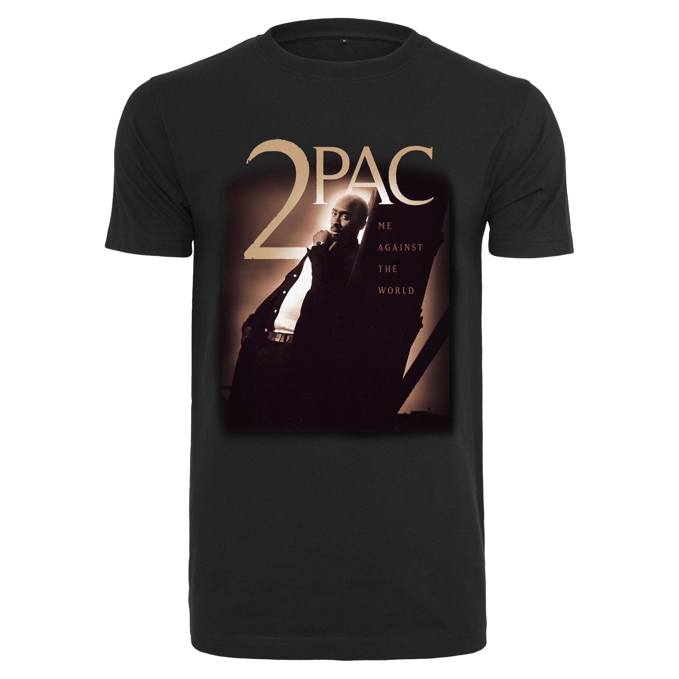 4053838639115 - Mister Tee T-Shirt TUPAC ME AGAINST THE WORLD COVER TEE MT1312 Black