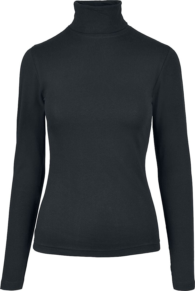 4053838667408 - Ladies Basic Turtleneck Longsleeve Sweatshirt schwarz in S 4053838667408 - Ladies Basic Turtleneck Longsleeve Sweatshirt schwarz in S