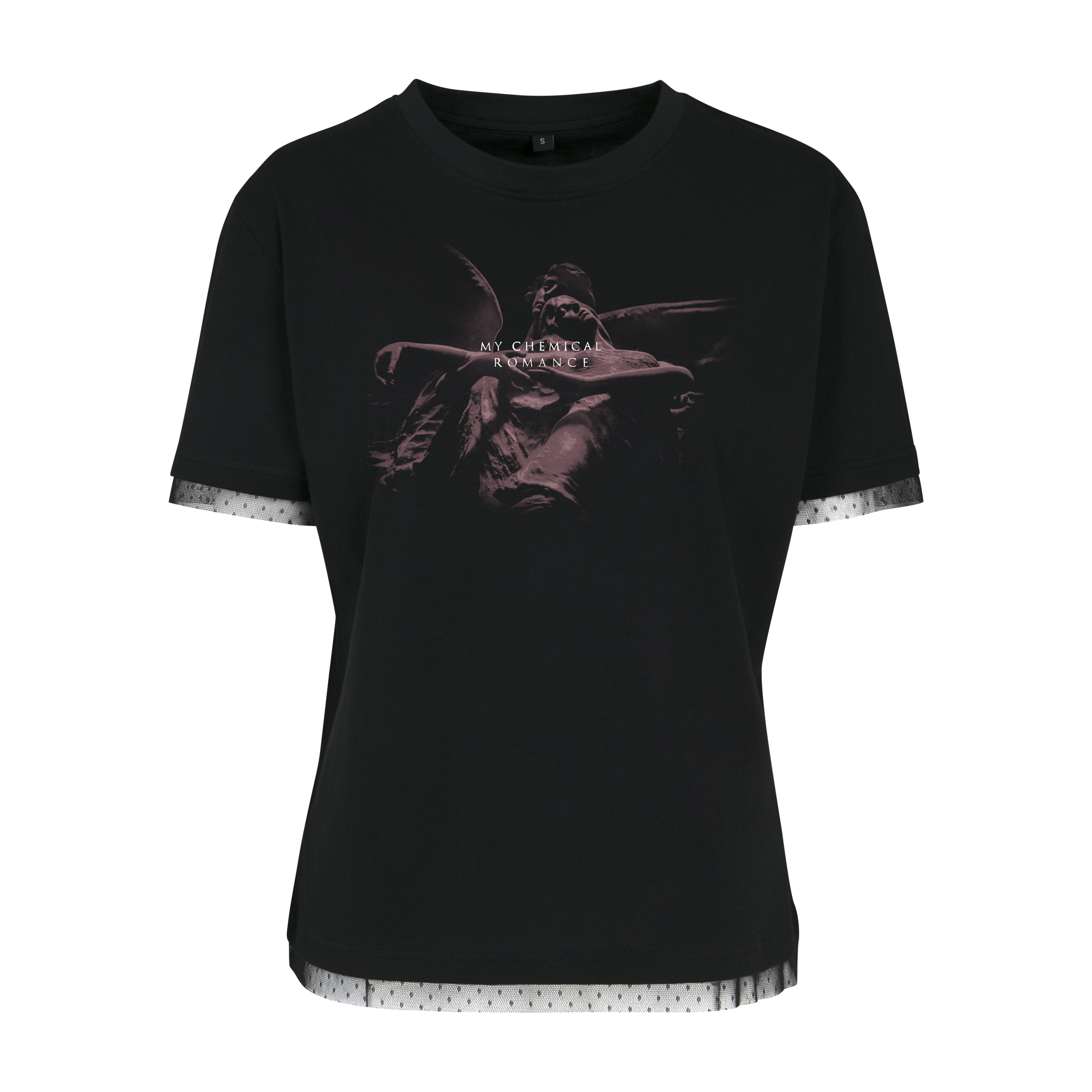 4053838704417 - Damen-T-Shirt my chemical romance shrine angel laces