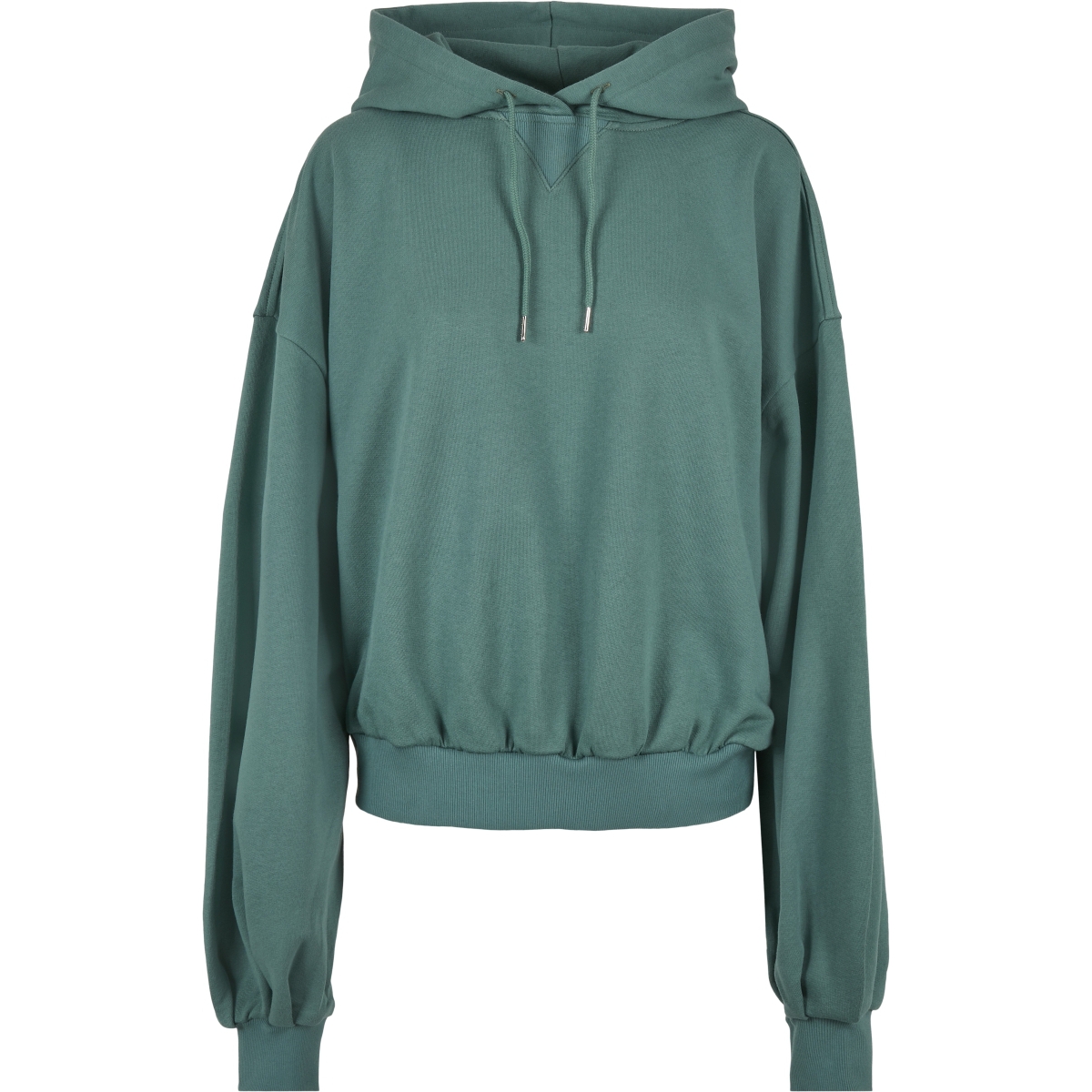 4053838771136 - Ladies Organic Oversized Terry Hoody Kapuzenpullover petrol in M-L