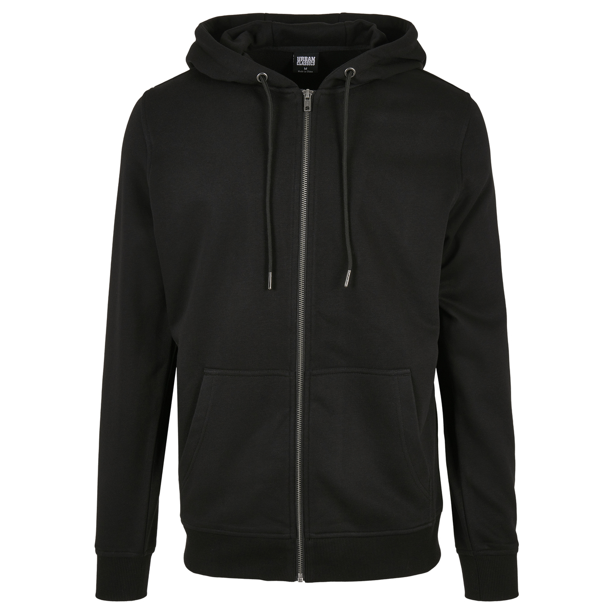 4053838783757 - Basic Terry Zip Hoody Kapuzenjacke schwarz in M