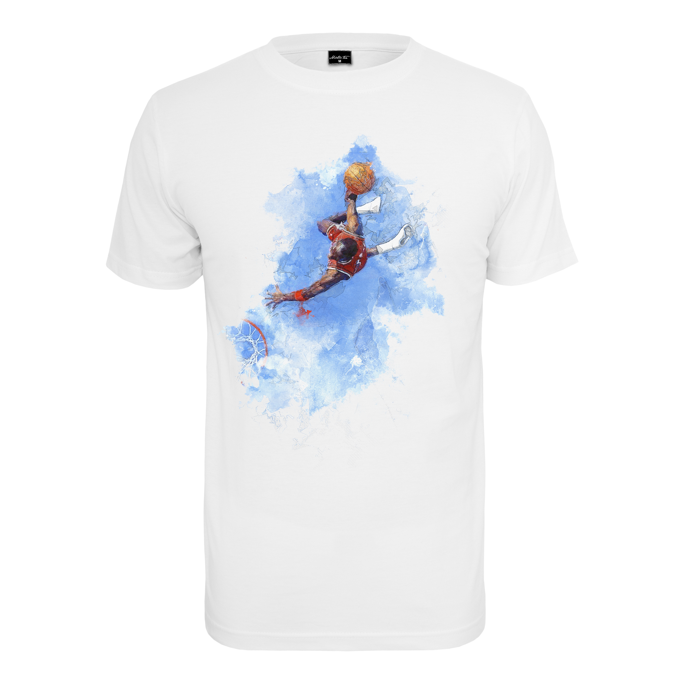 4053838797204 - T-shirt Mister Tee basketball clouds