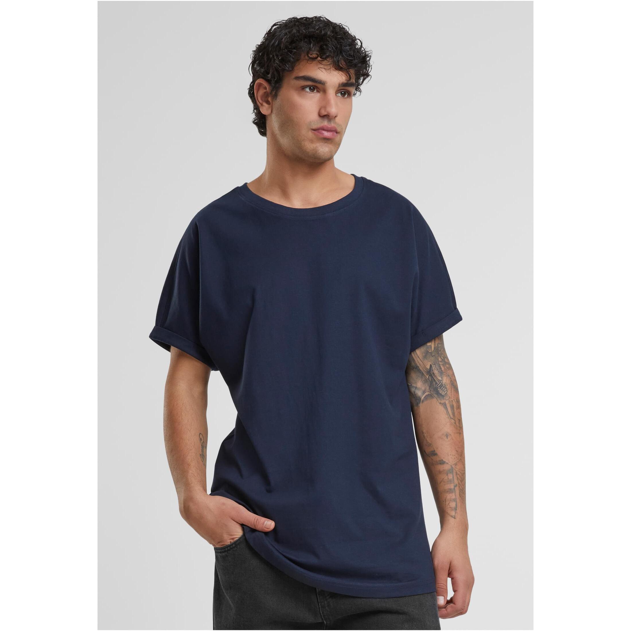 4053838902400 - T-Shirt mit Aufschlag in langer Form Urban Classics
