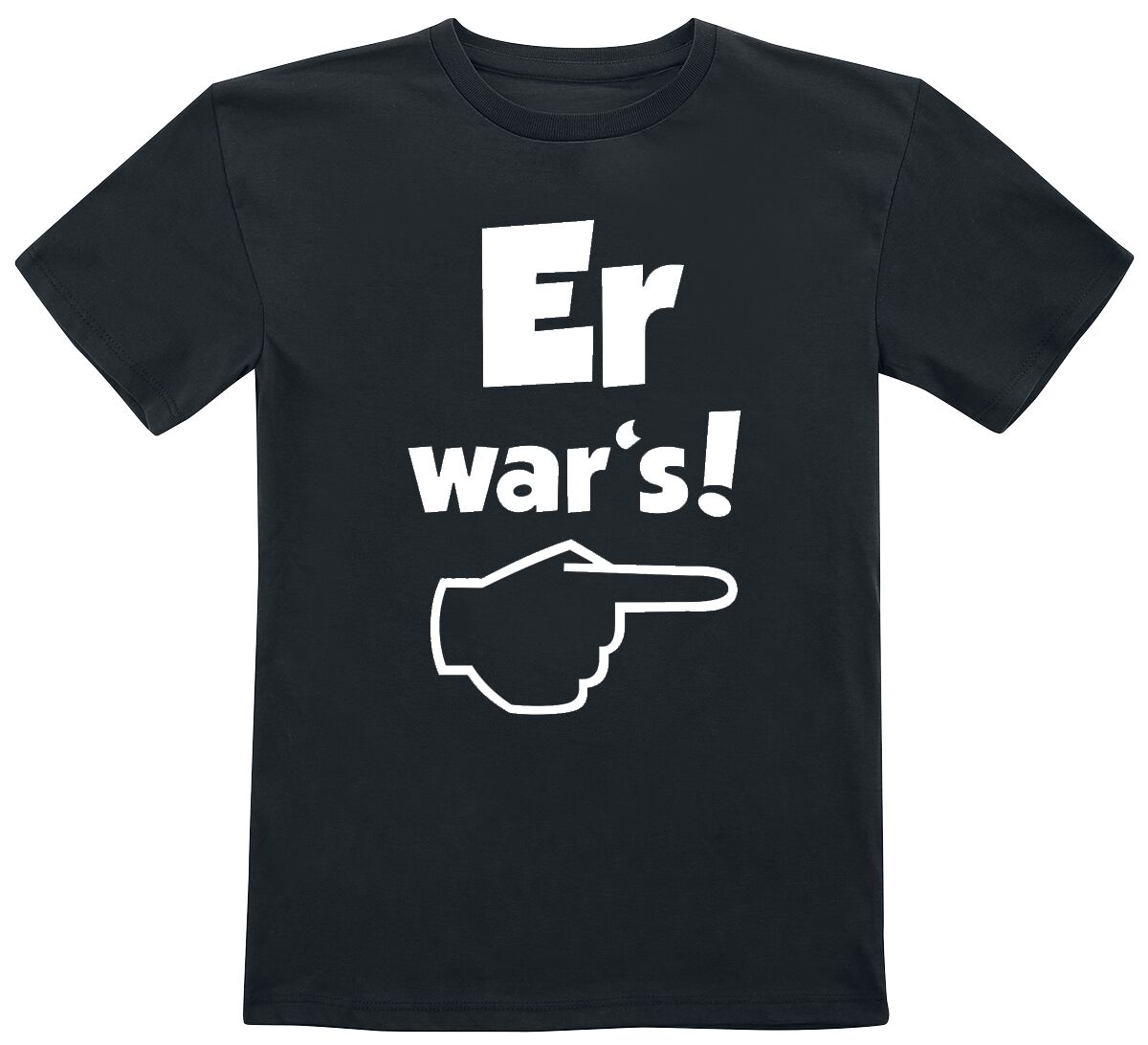 4053838985625 - Kids - Er wars! T-Shirt schwarz in 104