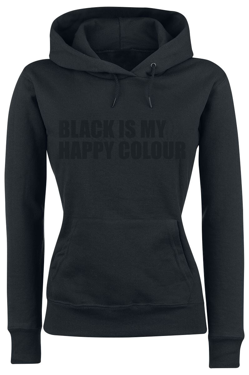 4053838996126 - Black Is My Happy Colour Kapuzenpullover schwarz in S